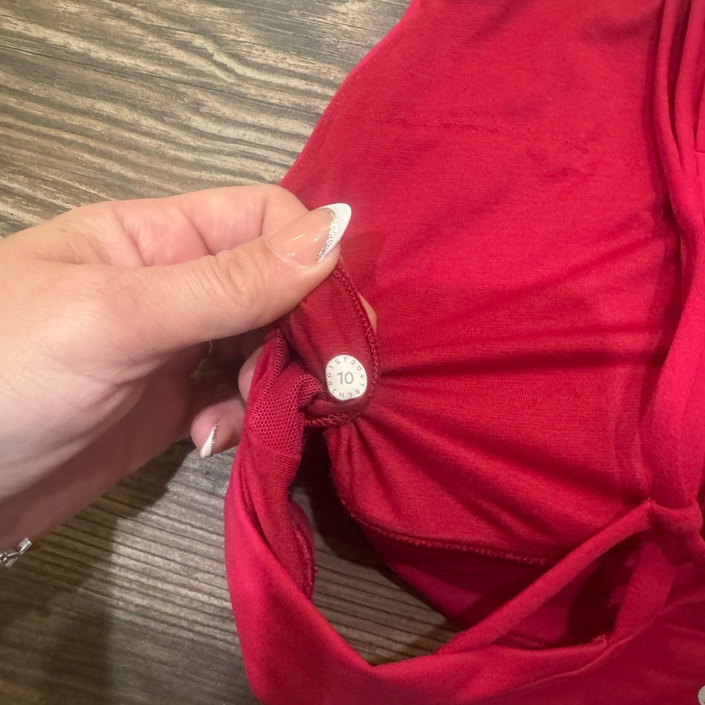 lululemon athletica Racerback Sports Bra in Raspberry - Picture 10 of 10